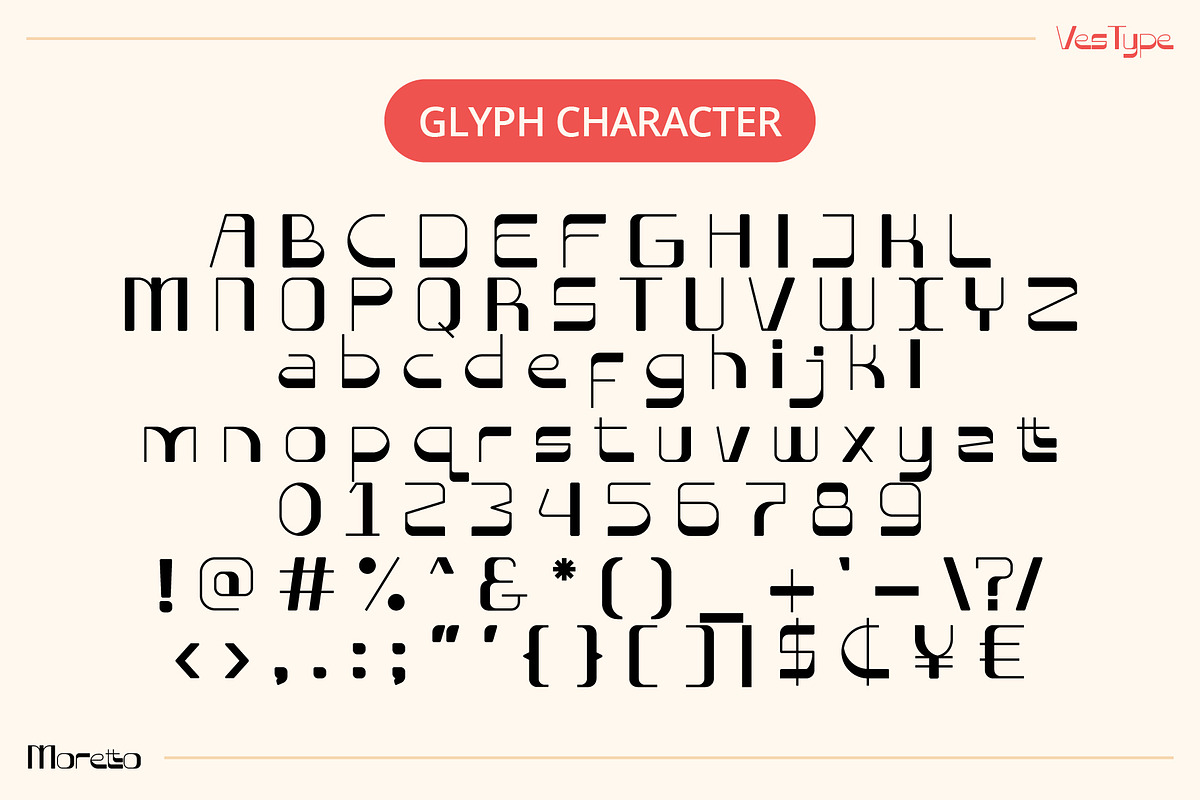 Moretto Display Font - VesType, a Sans Serif Font by aditvest (Photo 7 of 8)