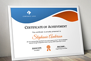 Beautiful simple certificate (pptx), a Stationery Template by Inkpower (Thumbnail 1 of 6)
