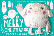 MERRY CHRISTMAS! YETI SET., a Decorative Illustration by Alena Razumova (Thumbnail 1 of 4)