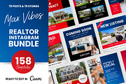 Realtor Instagram Canva Templates, a Social Media Template by Galaxybomb (Thumbnail 1 of 10)
