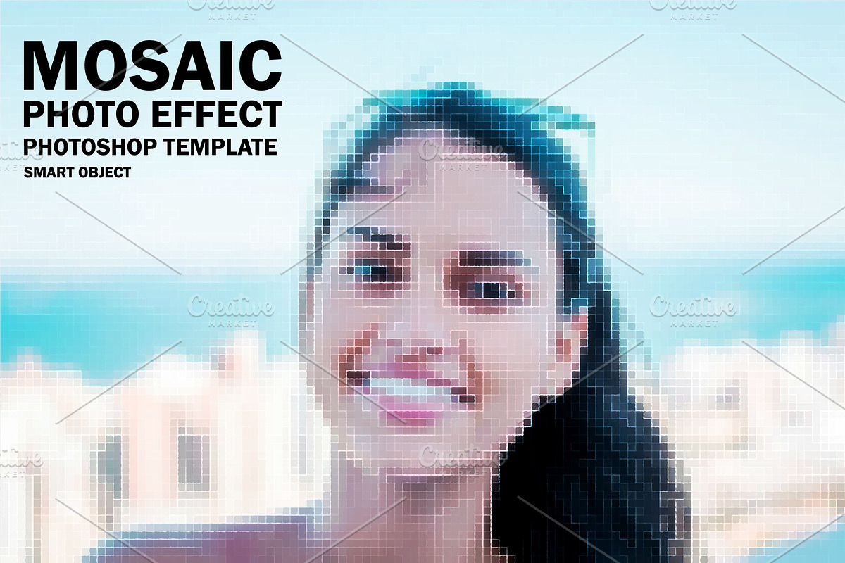 Mosaic Photo Effect, a Layer Style Add-On by alexdndz (Photo 1 of 3)