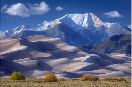 Dunes of sand located in Great Sand, a Nature Photo by ZinetroN