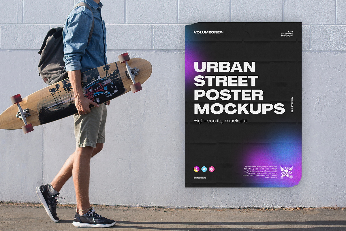 Urban Street Poster Mockups, a Mockup by SPACECAKE (Photo 3 of 8)