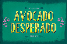 Avocado Desperado Font Set