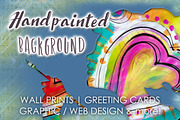 Handpainted abstract background 2, an Illustration by Mimi Bondi Studio (Thumbnail 5 of 6)