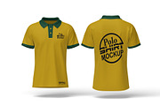 Polo T-Shirt Mockup, an Apparel Mockup by mockupbuys (Thumbnail 8 of 8)