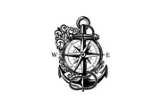 Nautical Anchor Compass Bundle, an Illustration by Creativeshirt (Thumbnail 31 of 31)