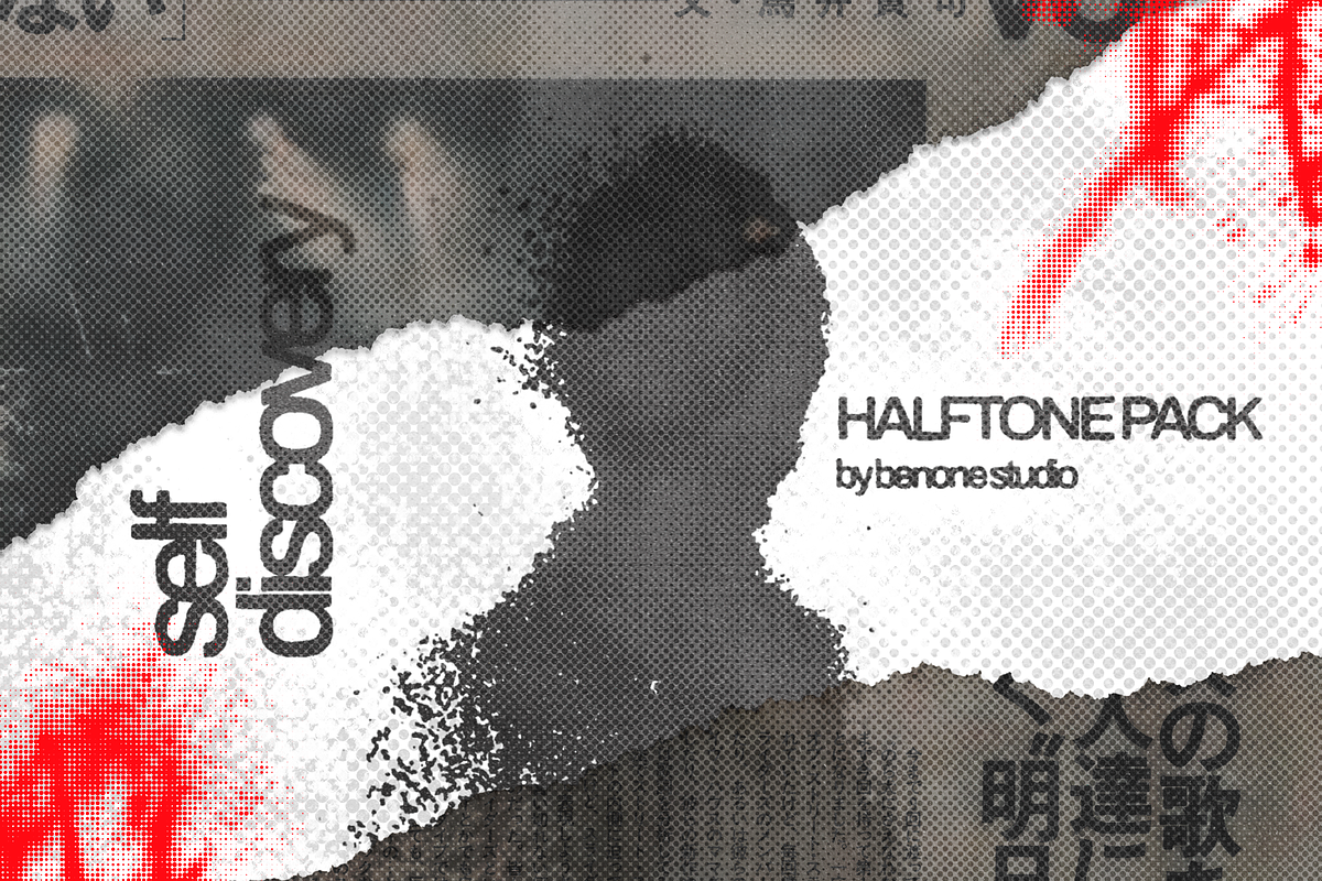 HALFTONE CHAOS - Grunge Texture Pack, a Texture Graphic by BeNone Designs (Photo 8 of 8)