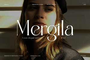 Mergila Modern Serif Font