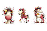 Floral Horse, an Illustration by CreationArt (Thumbnail 2 of 5)