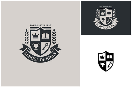 Royal Crest Coat of Arms Emblem Logo, a Branding & Logo Template by Enola99d
