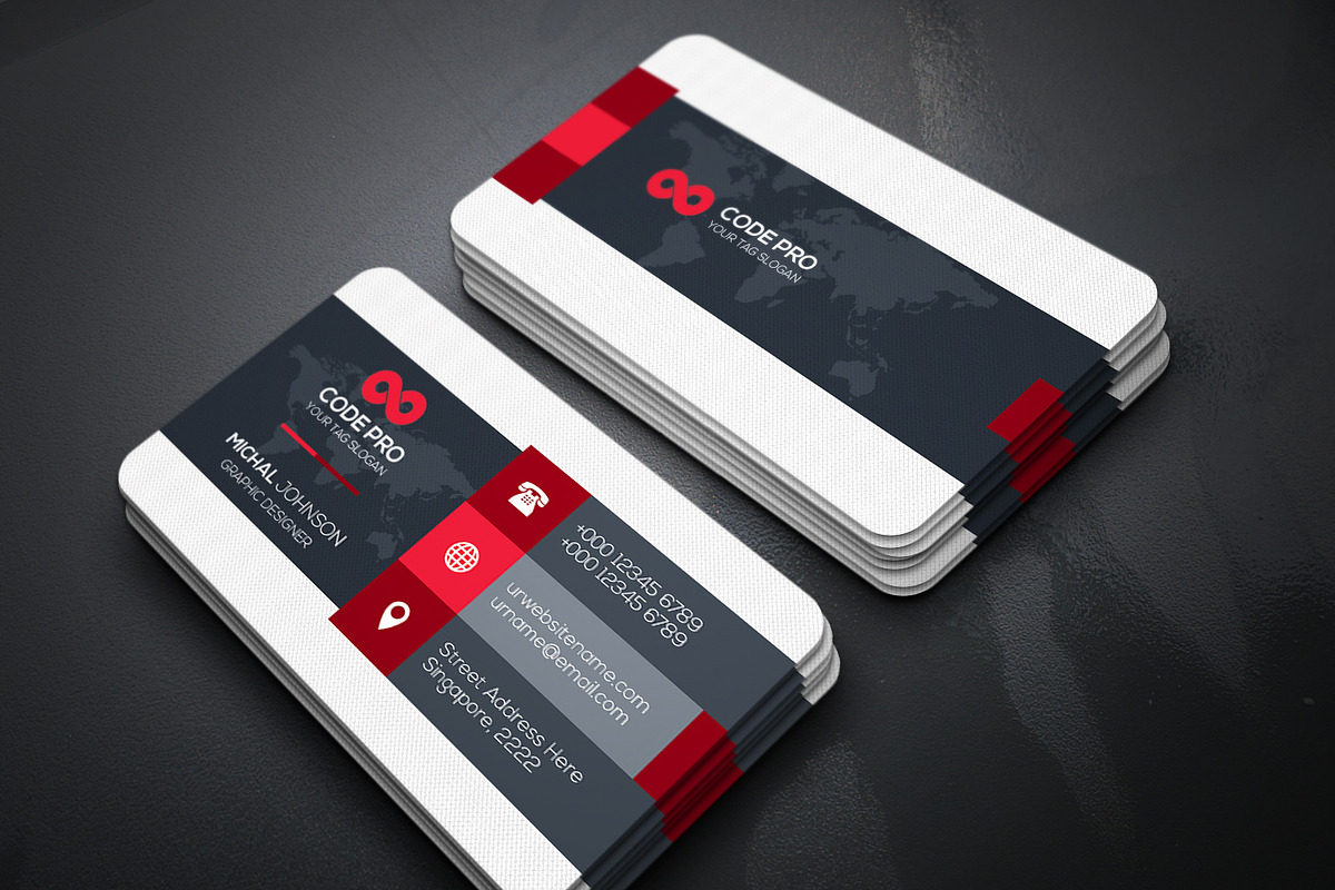Business Card 2 in 1, a Business Card Template by Genereux Art (Photo 2 of 8)