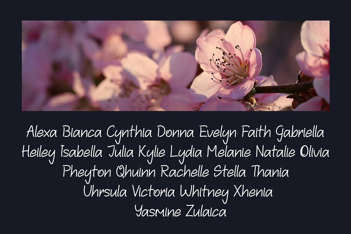 Deamor Handwritten Font, a Handwritten Font by Bilahstudio (Photo 4 of 10)