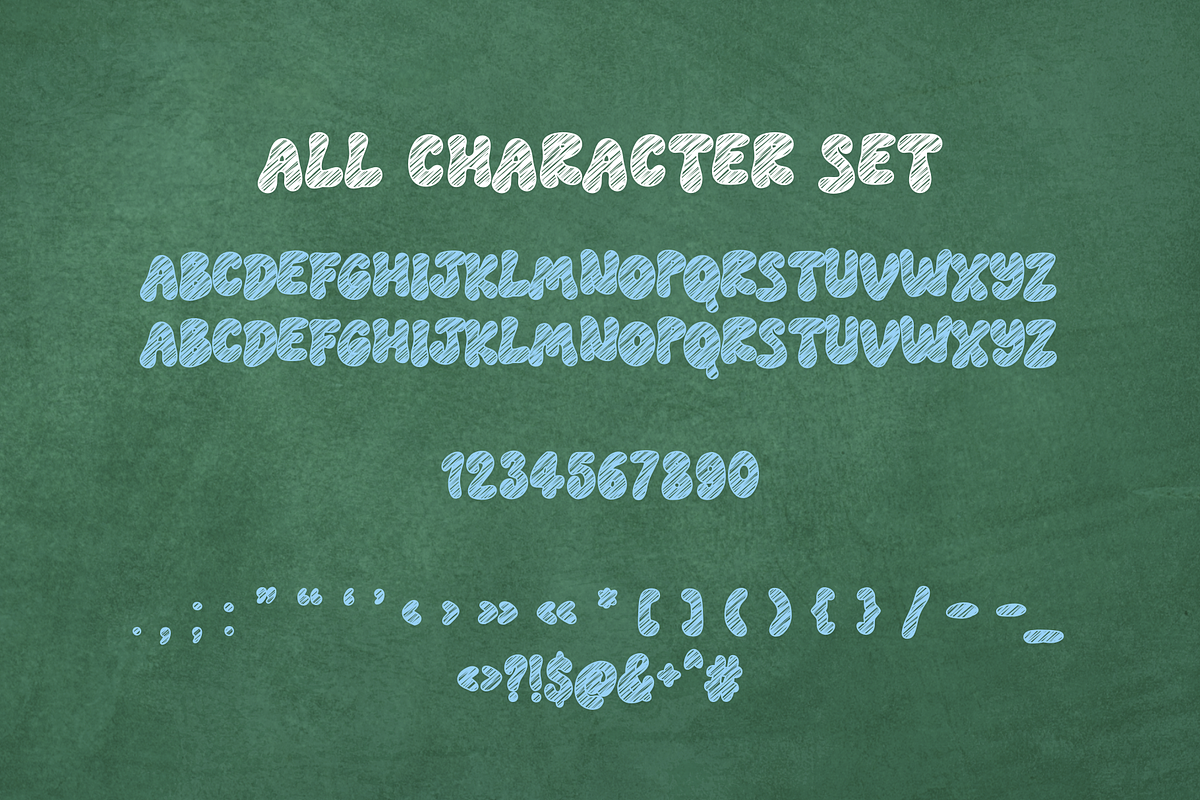 Good Morning is a retro groovy font, a Handwritten Font by Brown Cupple (Photo 7 of 8)