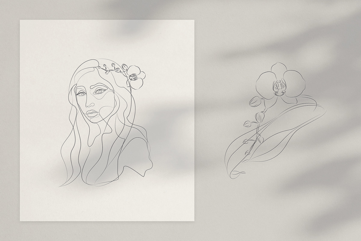 The Touch. Line Art Collection, a Person Illustration by le-genda (Photo 7 of 12)