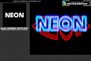 Neon Streak Action Kit, a Brushes & More by mrcharlesbrown (Thumbnail 6 of 11)