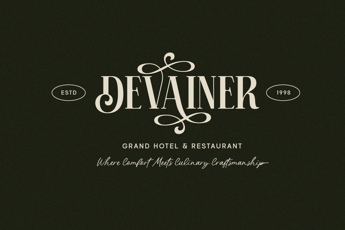 Britnes Grade - Stylish Serif, a Serif Font by Letterhend Studio (Photo 5 of 9)