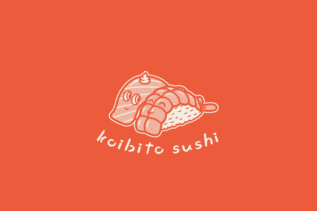 Koibito Sushi Logo Template, a Branding & Logo Template by Kreasi Malam (Photo 4 of 4)