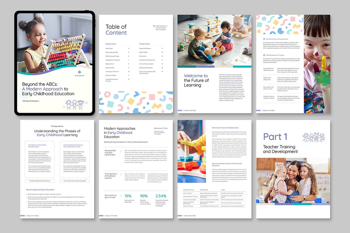 Kindergarten Digital Brochure, a Brochure Template by BrandPacks (Photo 2 of 6)