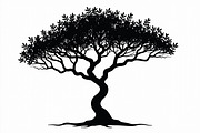 20 Black Tree Silhouettes Bundle, an Illustration by Gaye Art (Thumbnail 7 of 21)