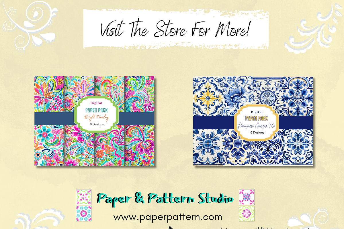Lemons with Plaid Seamless Pattern, a Pattern Graphic by Paper & Pattern Studio (Photo 9 of 9)