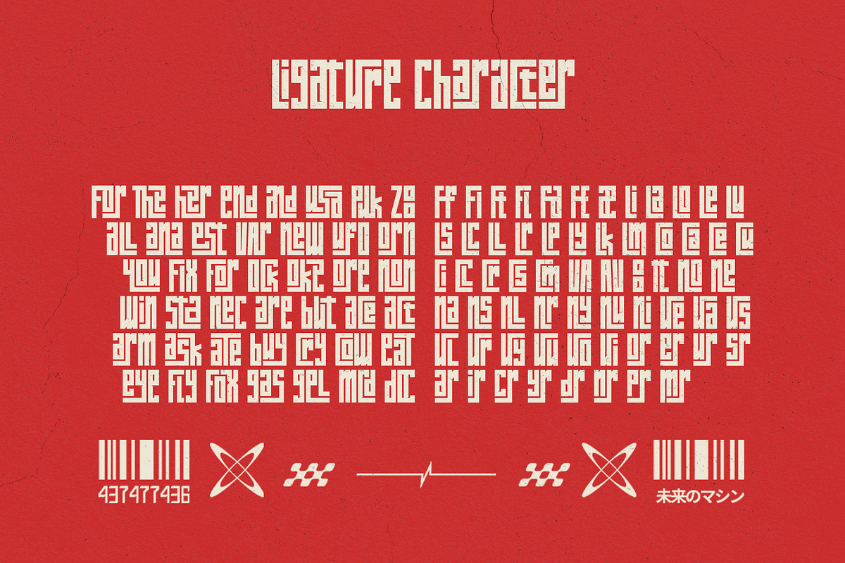 Tormek - Industrial Display Font, a Sans Serif Font by Letterara (Photo 12 of 14)