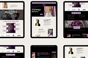 Website Template for Coach, a Websites & App Template by Prodesign (Thumbnail 2 of 6)