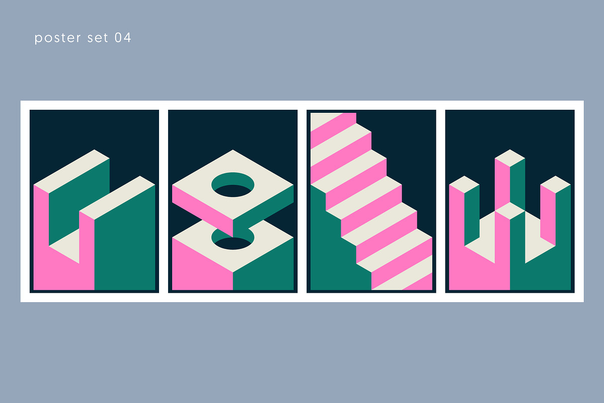 Blockscape - Isometric Shapes, an Object Graphic by Léo Alexandre (Photo 16 of 18)