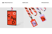 ID Card & Lanyard Mockup Set, a Merchandise Mockup by Mego-studio (Thumbnail 6 of 8)