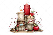 Watercolor Cozy Season Clipart Png, an Illustration by Craft Nest (Thumbnail 5 of 10)