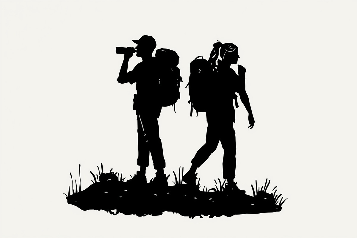 Hiker and Mountain Bundle, an Illustration by Creativeshirt (Photo 20 of 21)
