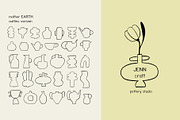 Mother Earth vector shapes and lines, a Decorative Illustration by Annakniaz (Thumbnail 7 of 15)