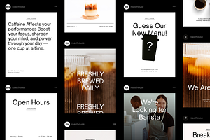 Coffee Shop Social Media Kit | Canva, a Social Media Template by Studio Provo