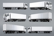 Trucks Mock-Up, a Product Mockup by DesignRushMarket (Thumbnail 7 of 13)