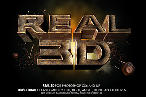 Real 3D Rustic Metal