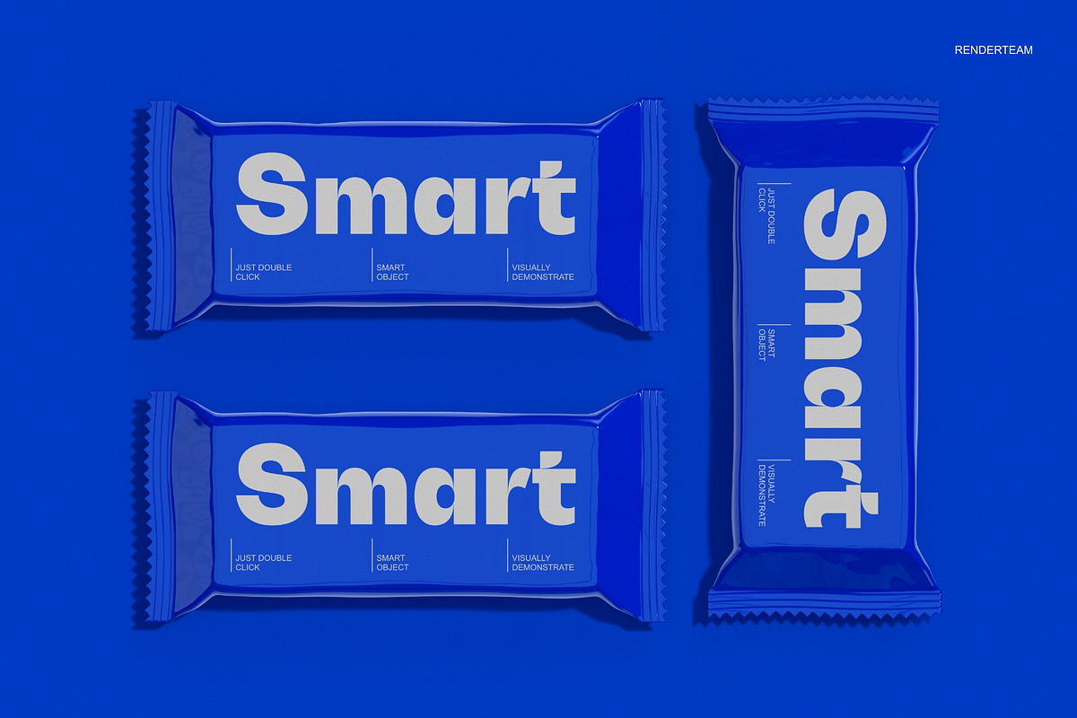 Snack Bar Mockup Set, a Packaging Mockup by Renderteam (Photo 7 of 12)