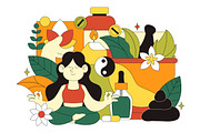 10 Alternative Medicine Illustration, a Healthcare Illustration by denayunebgt (Thumbnail 4 of 4)