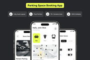 Filllo Parking Space Booking App UI, an UI Kit Template by floxui (Thumbnail 1 of 8)