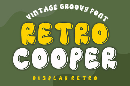 Retro Cooper, a Handwritten Font by Infinity art Studio