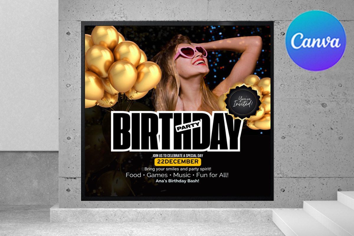 8 Party Flyers Bundle | Canva, a Graphic by graphicforest (Photo 5 of 10)