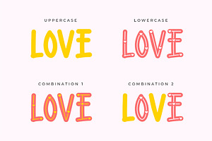 Cute Lovers - A Display Font