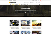 ArmStrong- Industrial & Business, a WordPress Template by Cherry Wordpress Theme (Thumbnail 4 of 11)