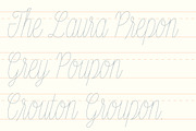 Quatre, a Script Font by Blank Is The New Black (Thumbnail 3 of 9)