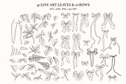 Roses & Bows Botanical Bundle, an Object Graphic by Rose Design (Thumbnail 8 of 11)