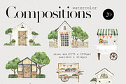 Watercolor Garden vol1, a Seasonal Illustration by LiChu Art (Thumbnail 3 of 12)