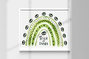 Green Halloween Clipart & Patterns, an Object Graphic by Valin Malin (Thumbnail 4 of 14)