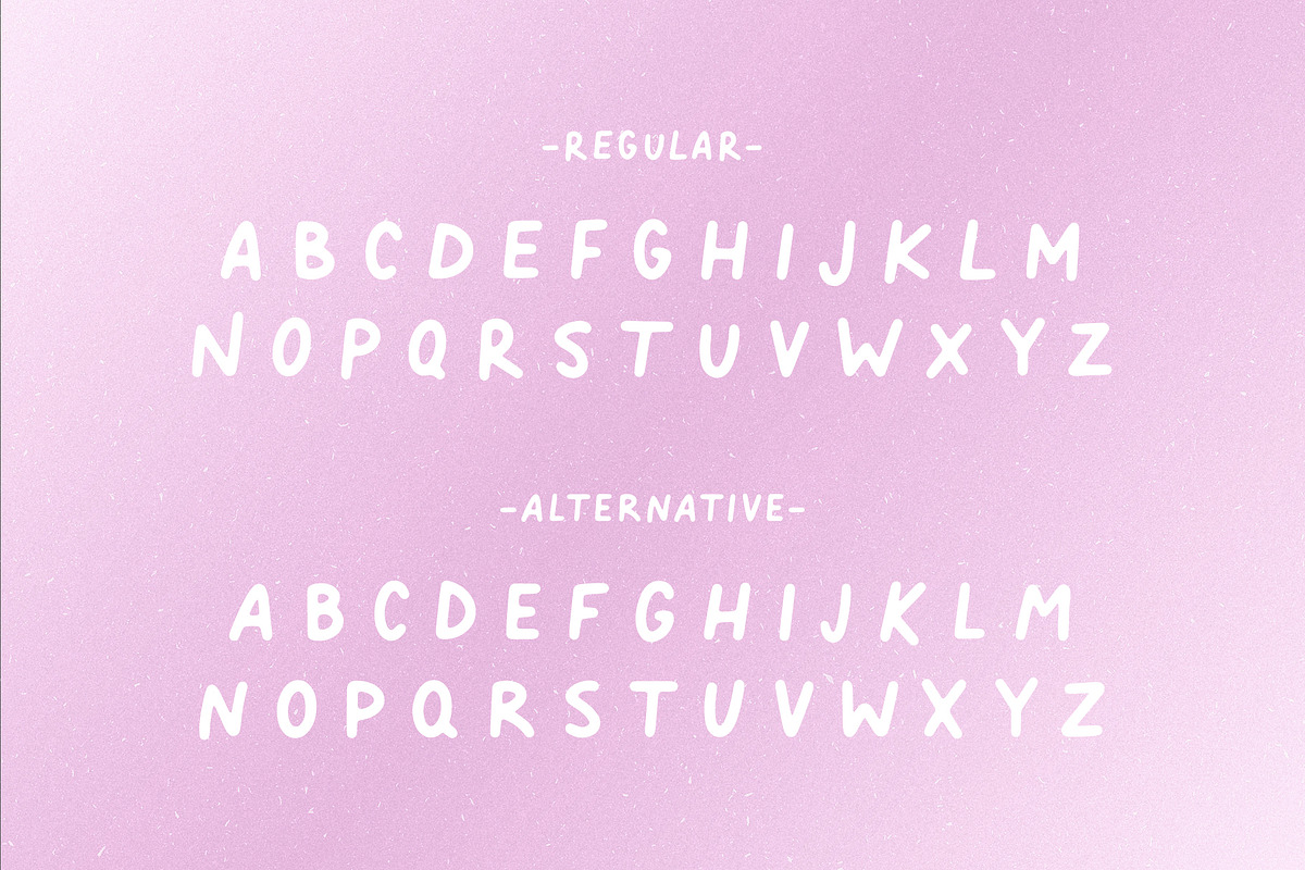 Pan // A Playful Handwritten Font, a Font by Megs Lang (Photo 6 of 11)