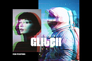 Glitching Anaglyph Poster Effect, a Brushes & More by Design Squad (Thumbnail 1 of 3)