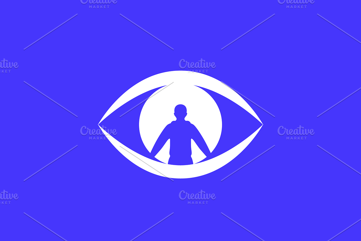 eye men modern logo design logo, a Branding & Logo Template by devastd