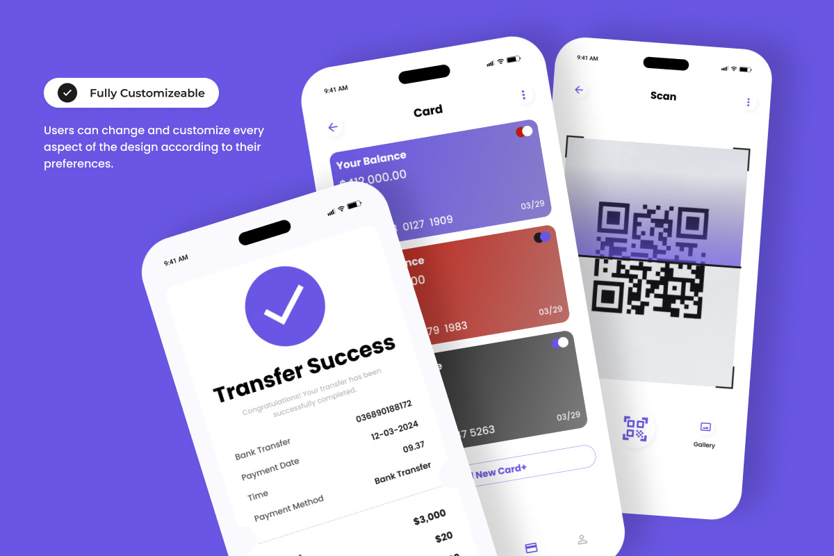 Finance Pro - Banking Mobile App, an App Template by twinstd (Photo 4 of 5)